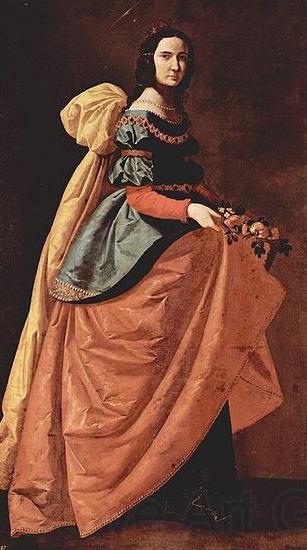 Francisco de Zurbaran Hl. Casilda von Toledo Germany oil painting art